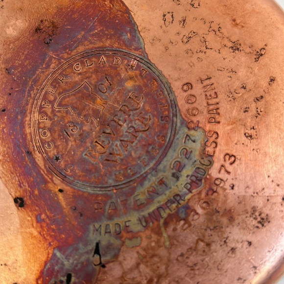 Vintage Revere Ware Copper Clad 1801 Percolator 6 Cup Coffee Pot ~ Bottom Only - Picture 15 of 15